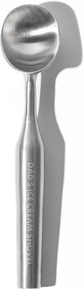 Funny Gifts for Dad, Dad's Ice Cream Shovel Scoop - Stainless Steel Engraved Scoop for Dad, Fathers Day Gifts from Daughter/Son, Heavy Duty Ice Cream Scooper with Dishwasher Safe, Dad Birthday Gift