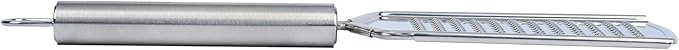 Restaurantware-German Standard Fine Handheld Grater, 1 Flat Cheese Grater - Dishwashable, Durable, Stainless Steel, With Handle, Suitable For Chocolate, Nutmeg, Garlic, Lemon, And, More