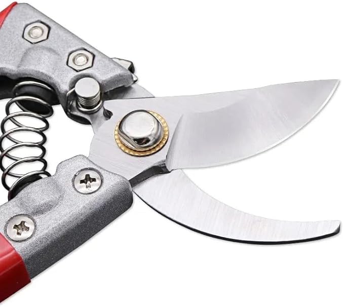 Pruning Shears SK5 Carbon Steel – Hand Pruners & Garden Clippers for Tree, Bonsai & Landscaping, Ergonomic Design with Replacement Spring & Bonus Fine Shears