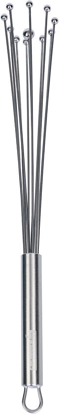 Restaurantware-German Standard 12.6 Inch Ball Whisk, 1 Dishwashable Kitchen Whisk - Ergonomic Handle, Durable, Stainless Steel Manual Egg Beater, Suitable For Whisking, Stirring, Mixing, Beating