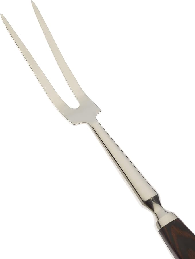 Mercer Culinary Praxis Forged Fork with Wood Handle, 12-1/4 Inch, Wood