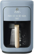 Beautiful 14-Cup Programmable Coffee Maker with Touch-Activated Display – Brew Hot Coffee Fast, Keep Warm & Auto-Pause (Cornflower Blue)