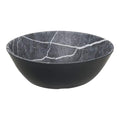 Carlisle FoodService Products Ridge Reusable Plastic Bowl for Home and Restaurant, Melamine, 22 Ounces, Soapstone
