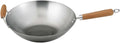 Helen's Asian Kitchen Wok, Carbon Steel and Bamboo, 14-Inches