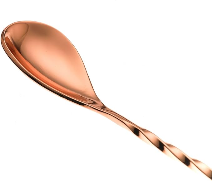 Barfly Fork Bar Spoon, End 15 3/4" (40 cm), Copper