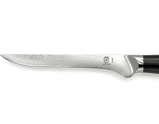 Mercer Culinary M13787 Premium Grade Super Steel, 6-Inch Boning Knife, G10 Handle