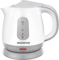 Aigostar Small Electric Kettle, 1L Portable Electric Tea Kettle 1100W with Automatic Shut-Off and Boil Dry Protection, Travel Hot Water Boiler Cordless for Making Coffee and Tea, BPA-Free, Grey