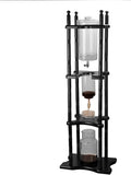 Cold Drip Coffee Maker, 2000ml Large Capacity Glass Dutch Coffee Dripper Ice Drip Coffee Tower w/Stable Base for Commercial Office