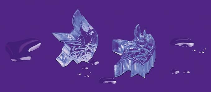 MasterPieces NFL Minnesota Vikings Ice Cube Tray – Silicone Mold for Ice, Candy, Chocolates – Vikings Kitchen Accessories