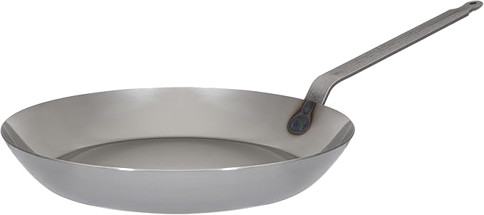 Matfer Bourgeat Black Carbon Steel Frying Pan, 15 3/4"