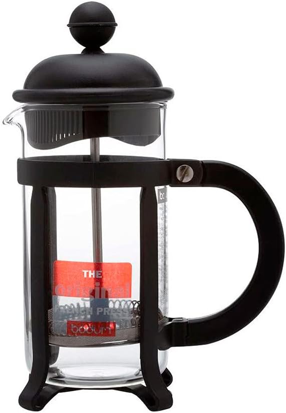 Bodum 34oz Java French Press Coffee Maker, High-Heat Borosilicate Glass, Black - Made in Portugal