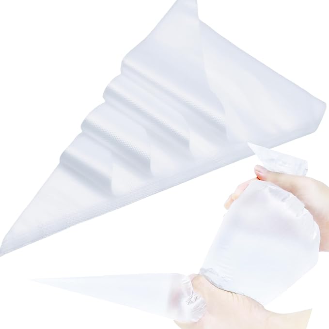 XL 21 Inch Extra Large Piping Bags,100 Pack Disposable Pastry Bags,Thick Anti-Burst Icing Piping Pastry Bags For Frosting Decorating Cake Cupcake Cookie (XL 21 Inch-100 Pack)