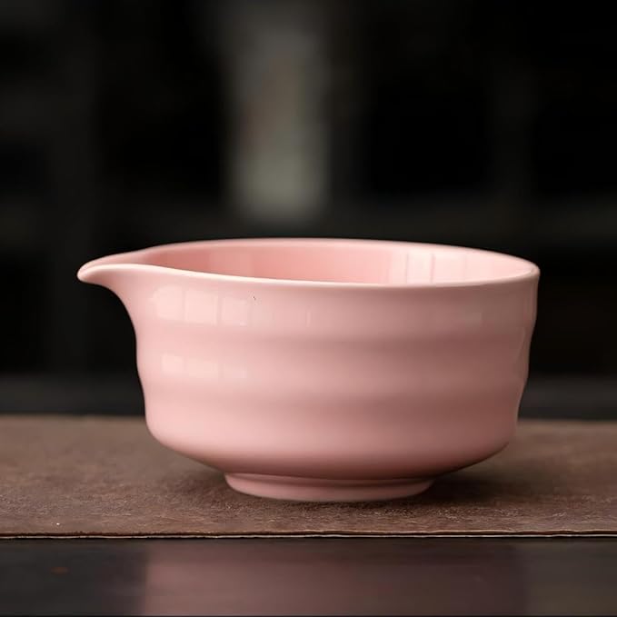 Matcha Whisk Holder Matcha Chasen Whisk Stand Ceramic Holder fit for Traditional Japanese Tea Ceremony Starter Matcha Tools Matcha Bowl (Sakura Pink Matcha Bowl)