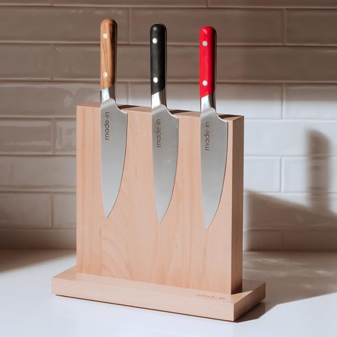 Made In Cookware - Knife Block - Italian Beechwood - Made in Italy