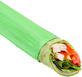 Restaurantware 12" x 12" Rippled Aluminum Foil Food Wrap and Fry Basket Liner: Perfect for Restaurant Take Out Bakeries and Food Trucks - Green Foil Sandwich Wraps - 500-CT