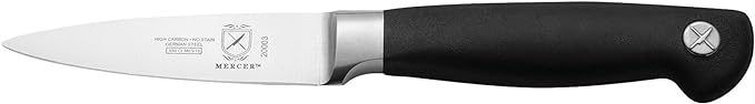 Mercer Culinary M21960BM Genesis 5-Piece Bamboo Magnetic Board and Knife Set