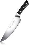 JARVISTAR 8 Inch Chef’s Knife: Professional kitchen knife - Ultra Sharp High Carbon Stainless Steel Forged Short Bolster - Chef Knife Ergonomic Handle for Cutting Vegetable
