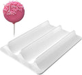 Cake Pop Cutter and Pusher with Tray - Circle Cake Pop Mold Set | Non-3D Printed ABS Injection Molded | 1.75" Size | High-Capacity Dual-Cavity Cake Pop Tray | Smooth & Easy-Clean Surface (Cake Tray)