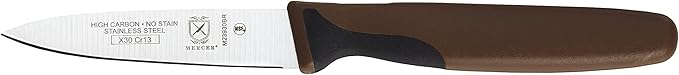 Mercer Culinary Millennia Colors 5-Piece Magnetic Board Set with Chocolate Handles, Acacia, 16 x 8 x 18 inches