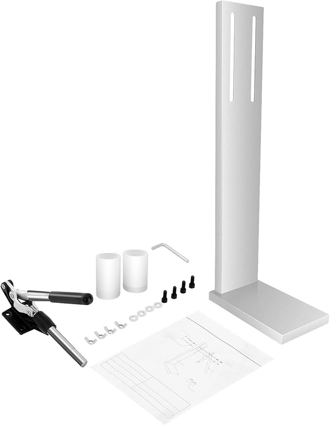 Wine Bottle Corker Press, Stainless Steel Manual Corker Cork, Bottle Capper for Bottling, Wine Bottle Inserting Stopper Tool with 2 Pom Heads for Wineries, Bars, and Restaurants