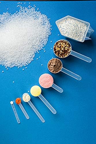 1 mL (1 CC) Long Handle Scoop for Measuring Coffee, Pet Food, Grains, Protein, Spices and Other Dry Goods (Pack of 100)