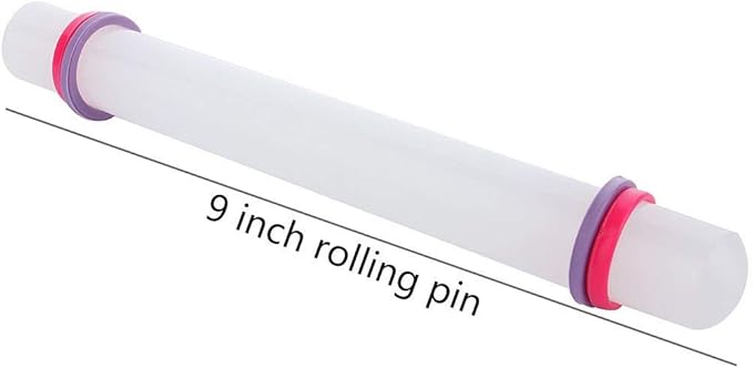 Marshmallow Fondant Cake Decorating Hand Tool 12 Pcs 5 Sets Sugarcraft Gumpaste Icing Smoother Rolling Pin Trimmer Cutter Embosser Flower Scissor Modelling Accessories Supplies Kit Multi