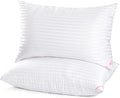 EIUE Hotel Collection Bed Pillows for Sleeping 2 Pack Standard Size，Pillows for Side and Back Sleepers,Super Soft Down Alternative Microfiber Filled Pillows,20 x 26 Inches