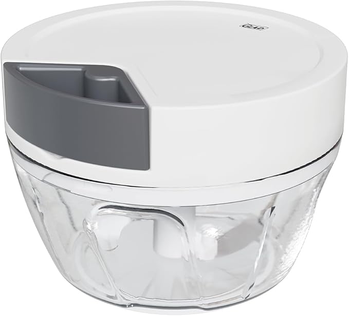 Glad Manual Pull Vegetable Chopper - Small Handheld Food Processor and Veggie Cutter with Pull String - Kitchen Cooking Tool for Meal Prep, 13.5oz (400mL)