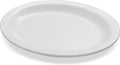 Carlisle FoodService Products Kingline Plastic Oval Platter Oval Tray for Home and Restaurant, Melamine, 12 x 9 Inches, White