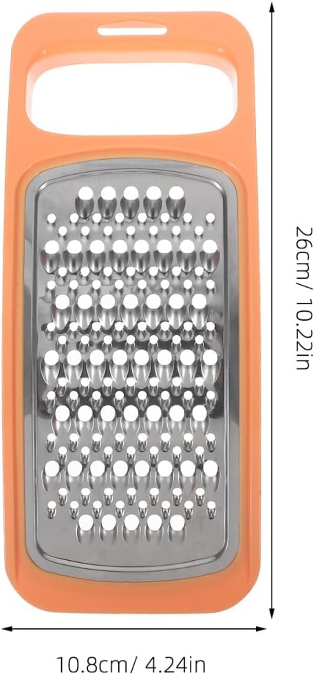 Cheese Grater Stainless Steel Graters Double Sided Potato Grater Carrot Slicer Vegetable Shredder with Handle for Cheese Ginger Chocolate Spices and More