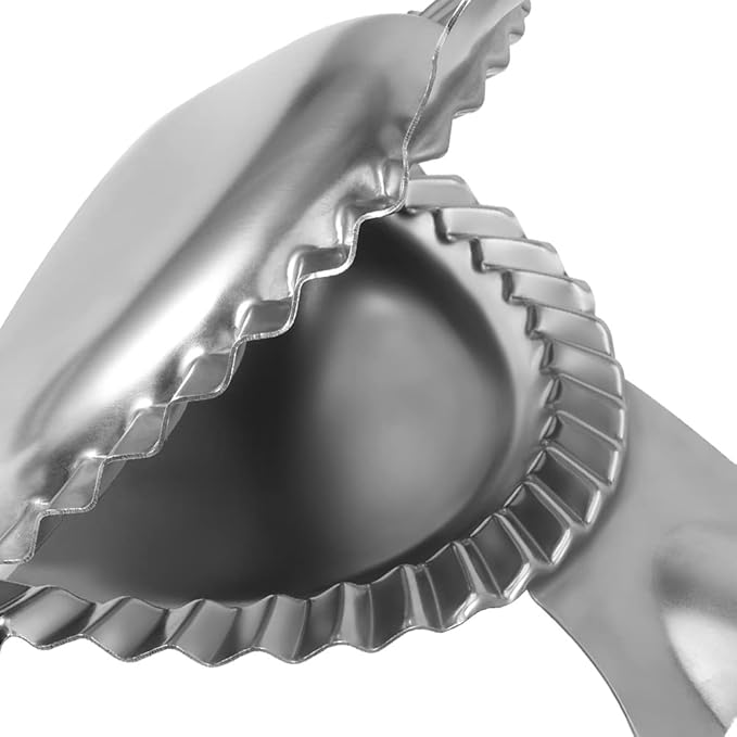 Extra Large Empanada Maker - 7 inch Seal with Dough Cutter Circle, Stainless Steel Press, Pastry Tools, Pocket Pie Maker