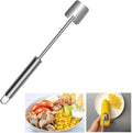 Corn Peeler for Corn on the Cob,Long Handle Stainless Steel Corn Cob Stripper Tool,Corn Kernel Remover Tool for Home Kitchen (Peeler with Hook)