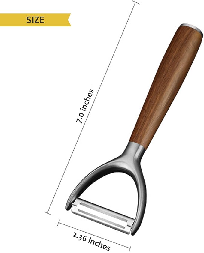 H&Zebrabro Heavy Duty Vegetable Peelers for Kitchen with 18/8 Stainless Sharp Blade Real Solid Handle, Y Shaped Potato Peeler, Fruit Veggie Peelers for Apple Carrot Cucumber Tomato, Kitchen Gadgets