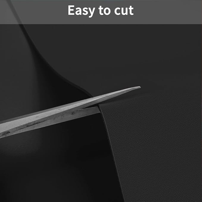 Leather Dresser Cover,1.8mm Thick,14x66 Inch,Dresser Protector Top,Dresser Top Protector,Dresser Cover Top,Dresser Top Cover,Dresser Cover Top for Bedroom.(Black+Black,14x66)