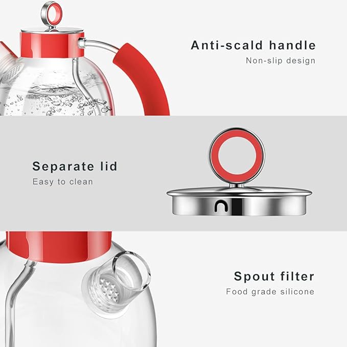 ASCOT Electric Kettle, 1.6L Stainless Steel, 1500W, Retro, Auto Shut-Off & Boil-Dry Protection