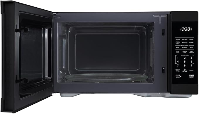 SHARP Countertop Microwave Oven with Removable 12.4" Carousel Turntable, 1000 Watt, 1.1 Cubic Feet, Black