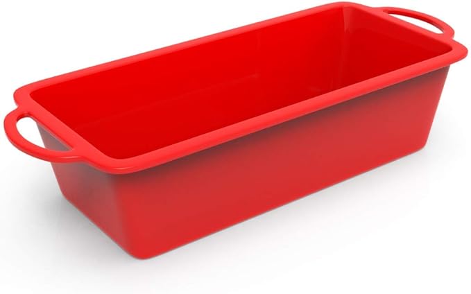 Silicone Bread Loaf Pan - Non Stick Silicone Loaf Pans for Baking - Meatloaf Bread Pans - BPA free Perfect for Oven & Dishwasher safe