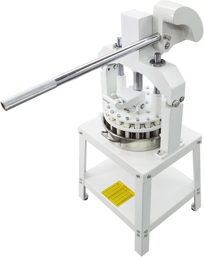 30PCS Vertical Type Manual Dough Dividing Machine 36g-192g/pcs Bakery Dough Cutter Machine Manual Dough Divider with 2 Trays