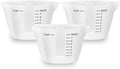 Gartful 250ml Resin Measuring Cups, 3PCS Large Silicone Resin Mixing & Pouring Cups, Reusable Easy Clean for Epoxy, Jewelry Casting Molds, Making Handmade Craft, 8 oz