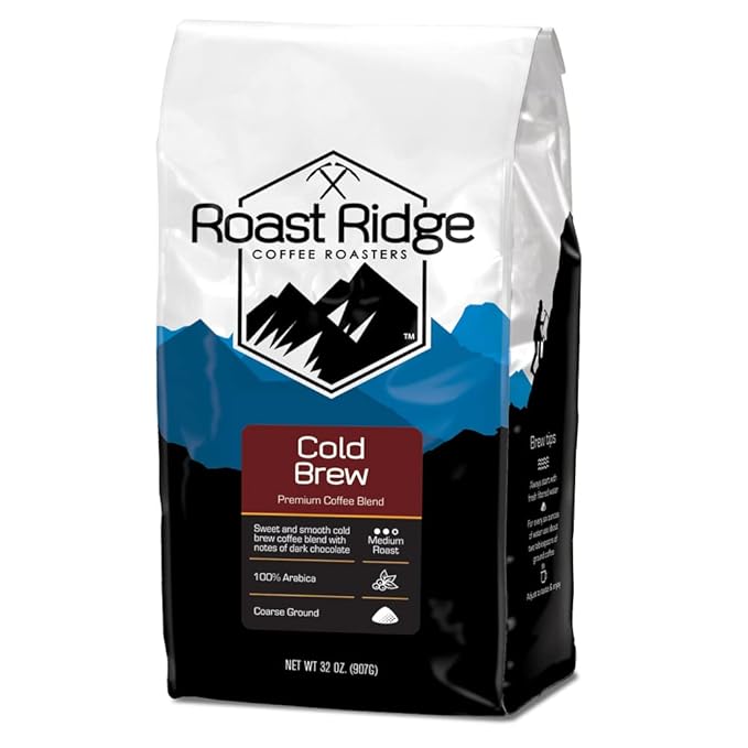 Roast Ridge Ground Cold Brew Coffee Blend, Medium Roast, 2 lb.