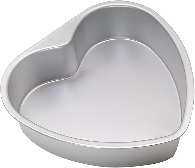 Heart Shaped Cake Pan 10 Inch Aluminum Cake Pans Heart Cake Tin Baking Cake Mold for Valentine's Weddings Birthday Party