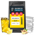 Tiesta Tea - Meyer Lemon Zest Cold Brew, Loose Leaf, Premium Blend, Non-Caffeinated Iced Tea, 10 Cold Brew Packets, Makes One 64oz Pitcher