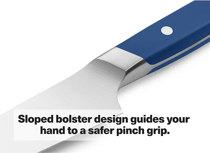 Misen 5.5" Utility Knife – High Carbon Japanese AUS-10 Stainless Steel – Hybrid German & Japanese Blade – Precision Kitchen Knife for Professionals & Home Cooks – Ultimate Cutting Performance - Gray