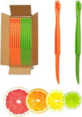 50Pcs Orange Peeler Tool，Citrus Peeler， Plastic Fruit Cutter，Lemon Citrus Peel Cutter，Kitchen Accessories，Kitchen Gadgets