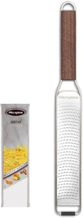 Microplane Master Series Wood Handle Stainless Steel Zester Grater