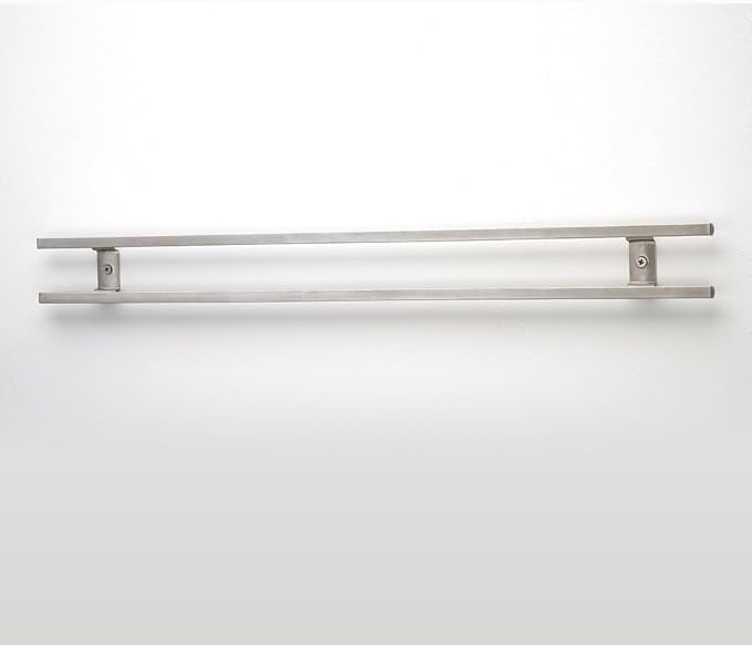 Mercer Culinary 24" Magnetic Knife Bar with 6 S Hooks, 24 Inch x 2.4 Inch x .9 Inch, Stainless Steel