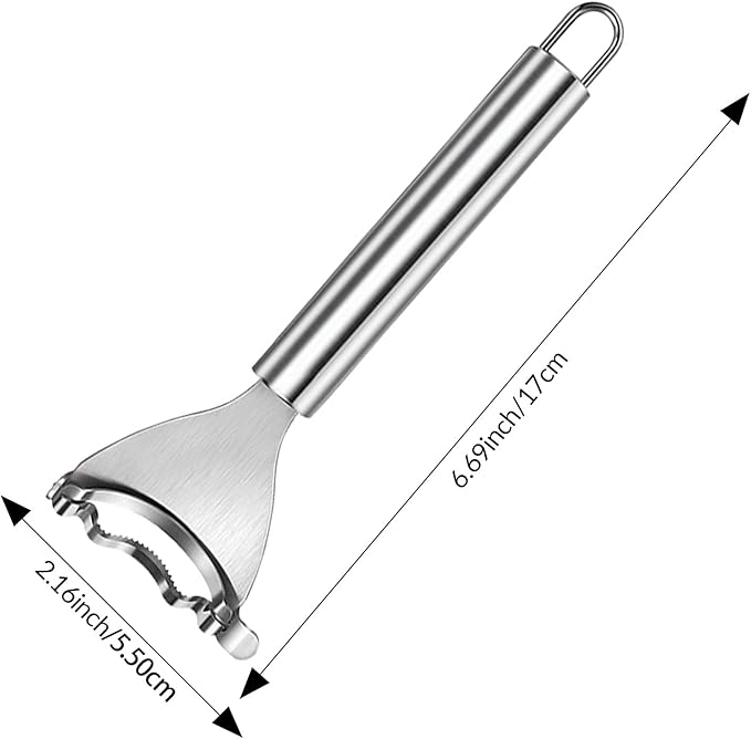 Long Handle Stainless Steel Corn Cob Stripper,Corn Cob Thresher,Corn Peeler,Corn Stripper,Corn Thresher,Corn Scraper (Style-C)