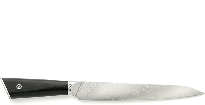 Mercer Culinary M13788 Premium Grade Super Steel, 8-Inch Slicer, G10 Handle