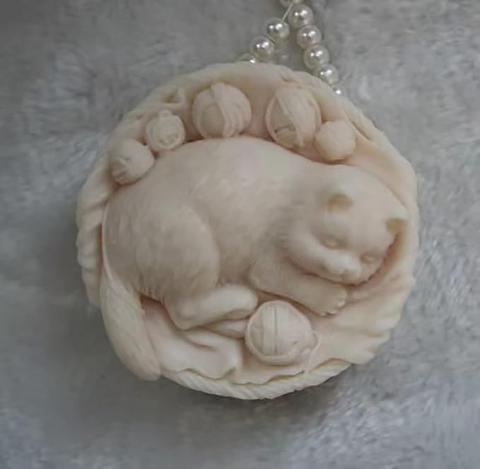 Handmade Silicone Mold for Soap, Candle, Ice Sculpture & More - Aroma Plaster Mold Bowl