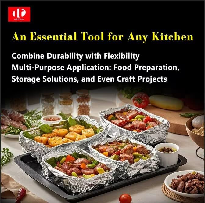 Standard Aluminum Foil 500 Sq Ft(12 In Wide), Pack of 1